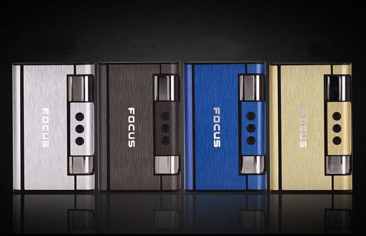 Cigarette Case with Lighter Combo for Convenient Smoking Accessories