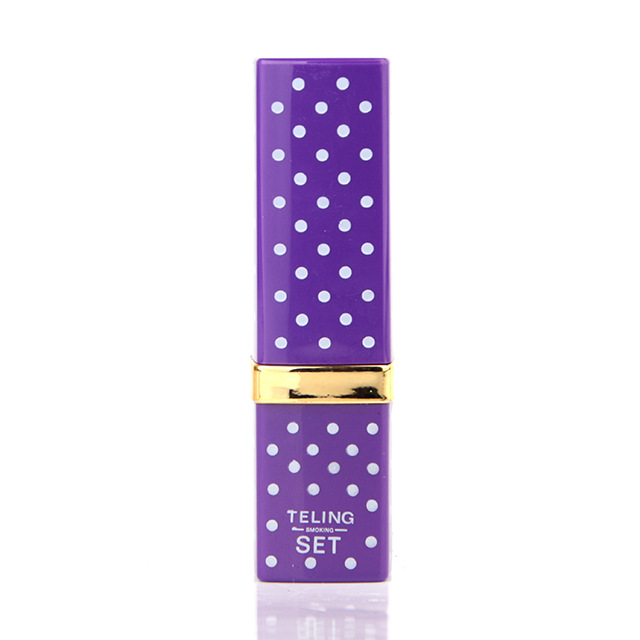Lipstick Lighter for Women Windproof Metal Square Flame Lighter for Girls detail 8