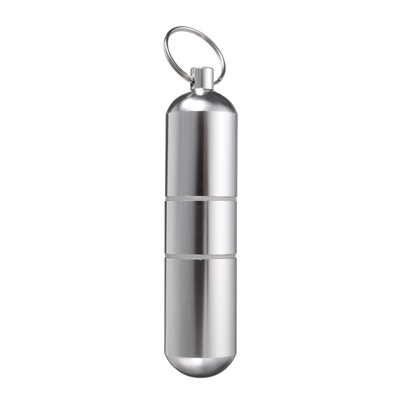 Mini Aluminum Cigarette Case Keychain Storage Box for Cigarettes Pills
