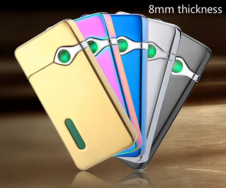 Windproof USB Rechargeable Ultra-Thin Electric Heating Lighter detail 8