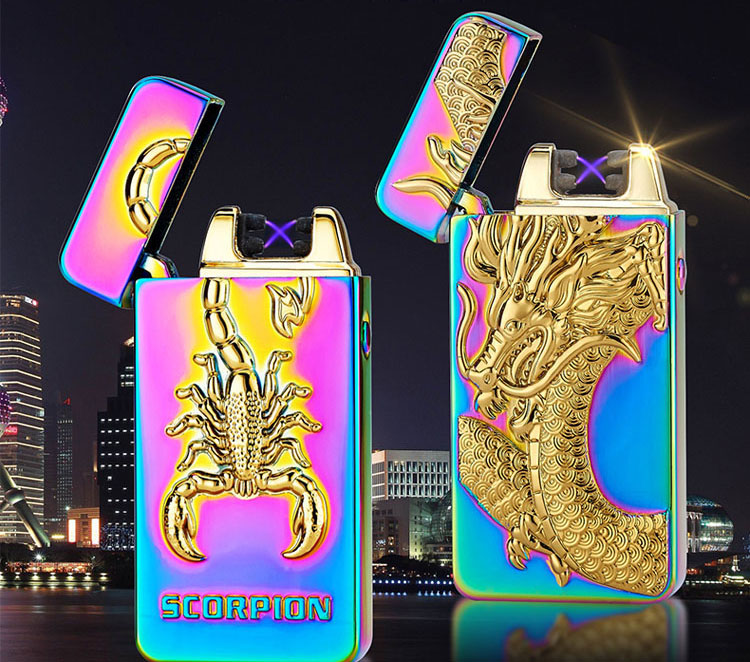 Dragon Eagle USB Rechargeable Double Arc Lighter Portable Creative Ignition Gift for Friends and Family detail 7