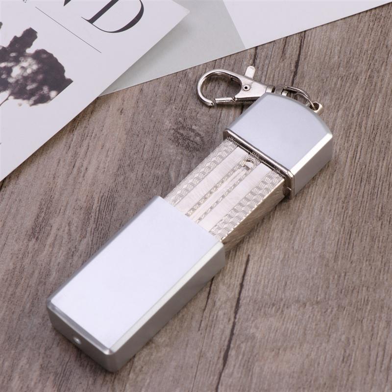 Portable Ashtray with Lid Key Chain Outdoor Pocket Smoking Ash Tray for Travelling