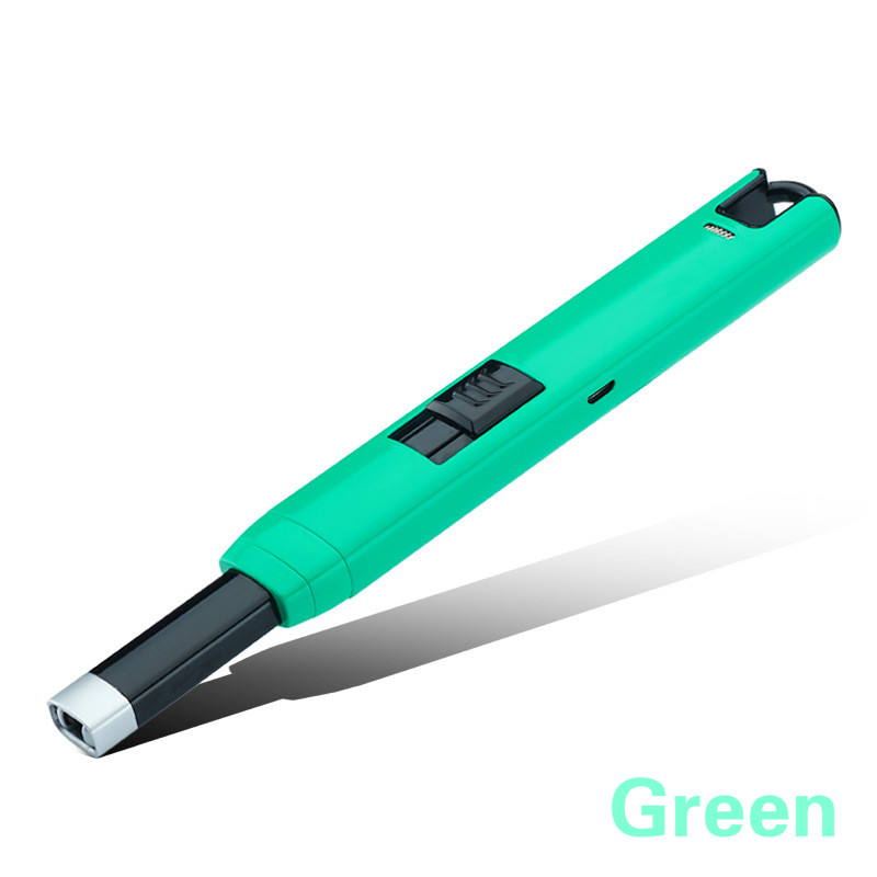 Rechargeable Windproof USB Electric Lighter Flameless Optional Color - 13