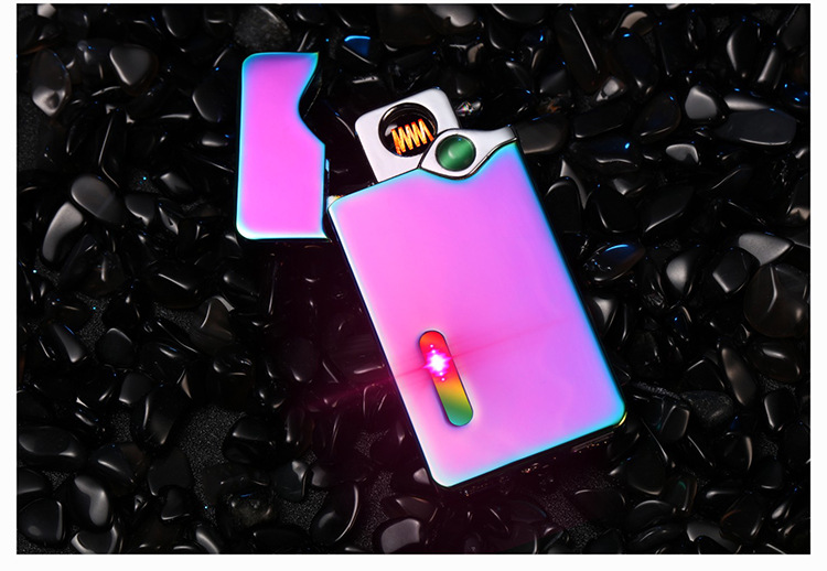 Windproof USB Rechargeable Ultra-Thin Electric Heating Lighter detail 11