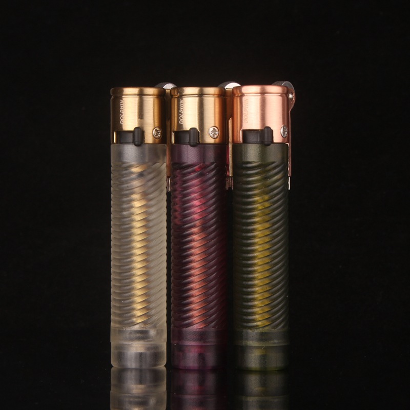 Cylindrical Grinding Wheel Lighter for Men Lighter Gift Personality Lighters detail 14