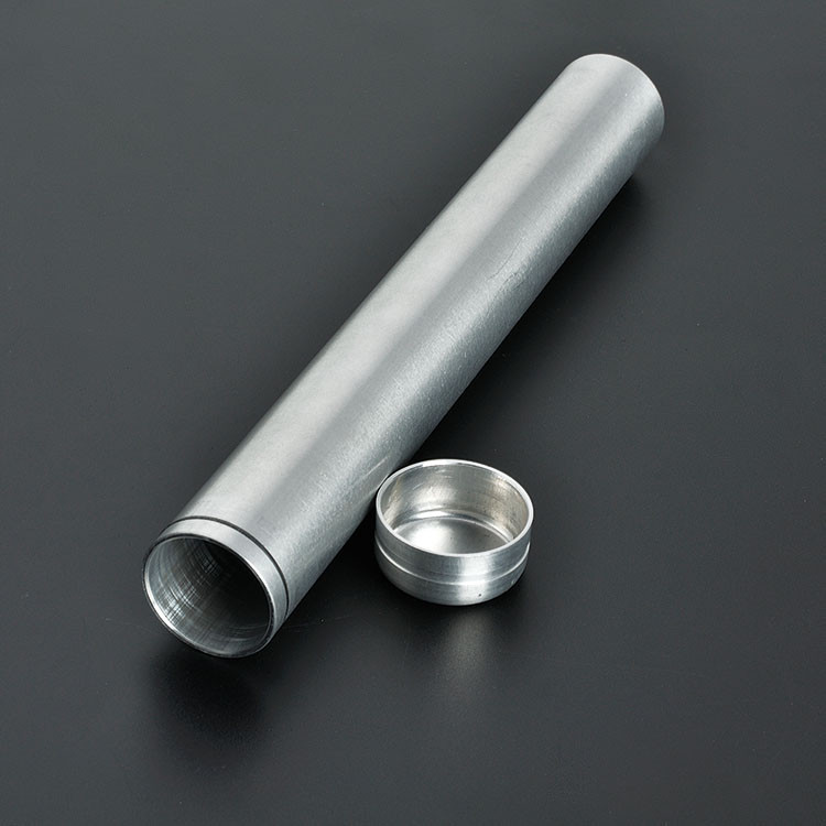 Stainless Steel Cigar Humidor Tube Portable Tobacco Storage Case Holder for Cigars