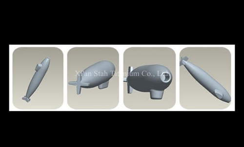 Nuclear Submarine Titanium Snuff Bottle 401 Design 3g Capacity 45g Anti-Leak Easy One Hand Operation