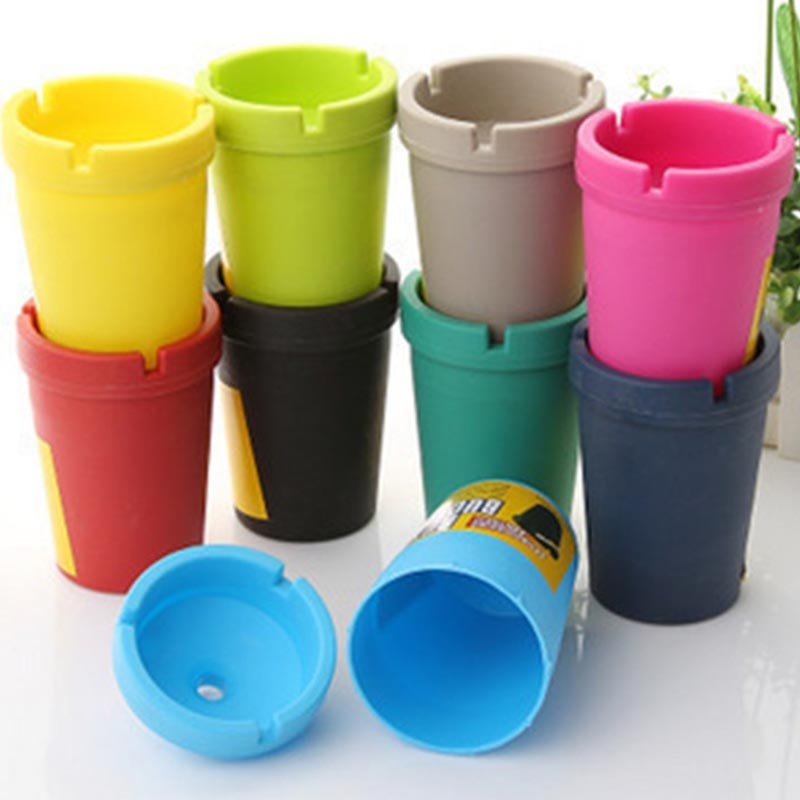 Candy Colors Auto Car Truck Ashtray Double Layer Smoke Cup Holder 2016