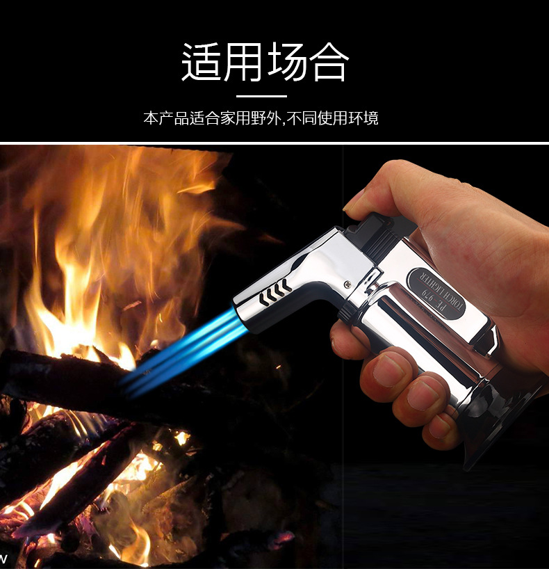 Torch Turbo Jet Butane Lighter for Outdoor BBQ detail 12
