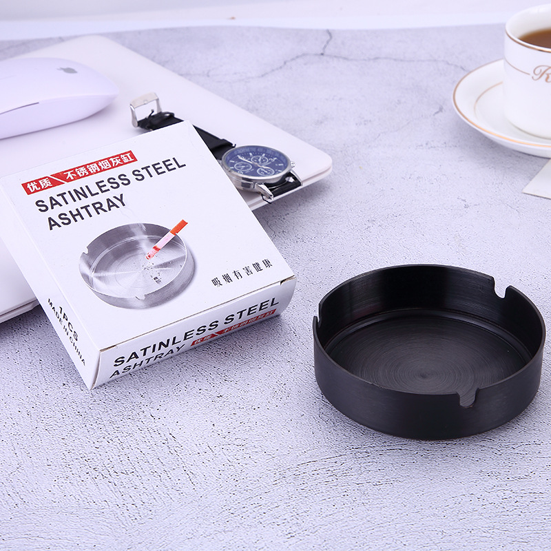 Gold-plated Stainless Steel Cigar Ashtray Cigarette Holder Ash Tray