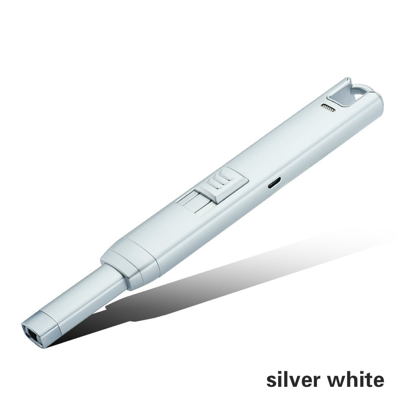 Rechargeable Windproof USB Electric Lighter Flameless Optional Color - 11