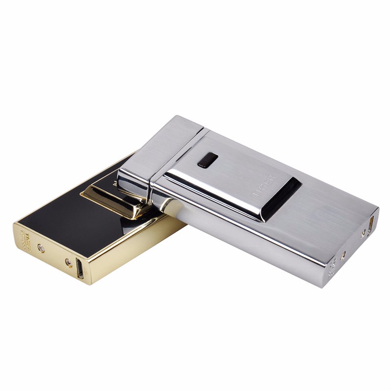 Tiger USB Rechargeable Windproof Electric Lighter Flameless Arc Torch Metal Lighter detail 12