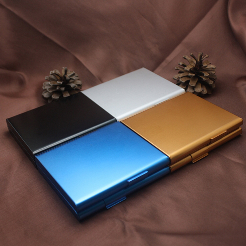 Double Layer Metal Cigarette Case 20 Sticks Holder Creative Design Cigarette Box Gift