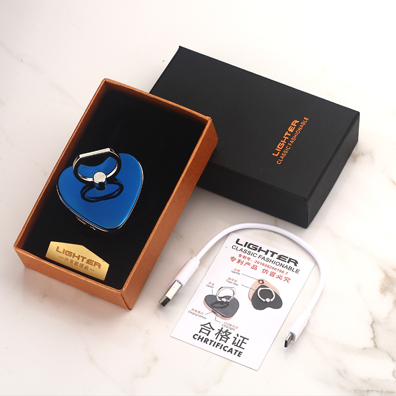 TH-737 Keychain Lighter USB Rechargeable with Illuminator Infrared Laser Windproof Design detail 10