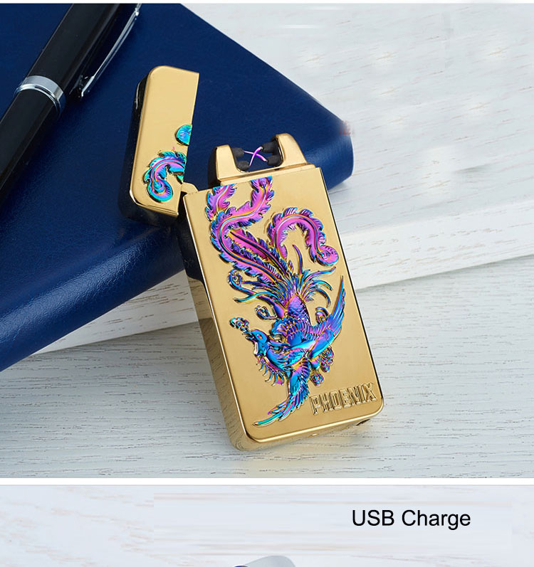 Dragon Eagle USB Rechargeable Double Arc Lighter Portable Creative Ignition Gift for Friends and Family detail 10