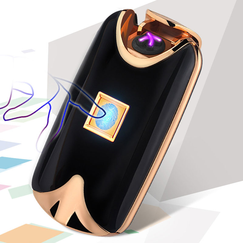 Metal Double Arc USB Lighter Windproof Electric with Bright Colors detail 11