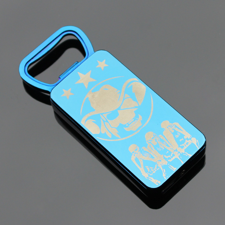 Multifunctional USB Rechargeable Lighter with Beer Bottle Opener Windproof 2 Pack detail 14