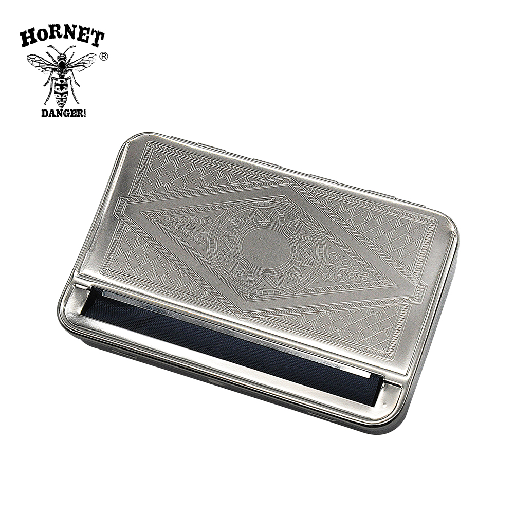 Metal Automatic Cigarette Rolling Machine Box for 110MM King Size Tobacco Papers