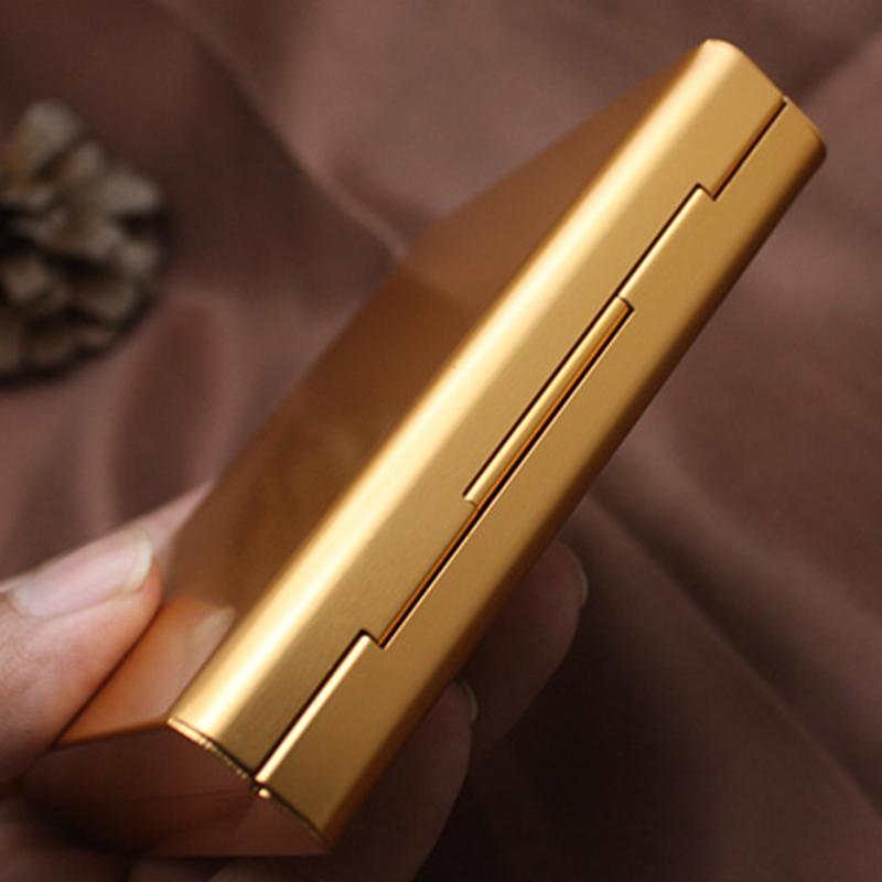 Double Layer Metal Cigarette Case 20 Sticks Holder Creative Design Cigarette Box Gift