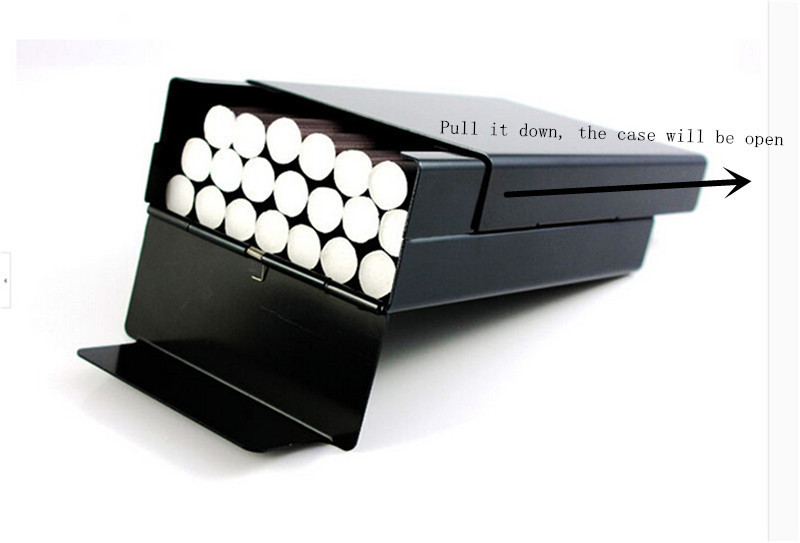 Metal Cigarette Case Aluminium Alloy World War 2 Series Capture Berlin Design Male