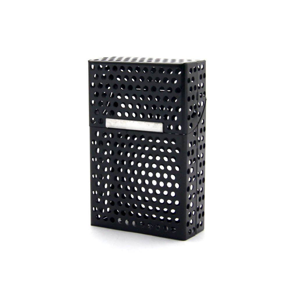 Aluminium Anti-Press Cigarette Protector Holder Case Hollow Design