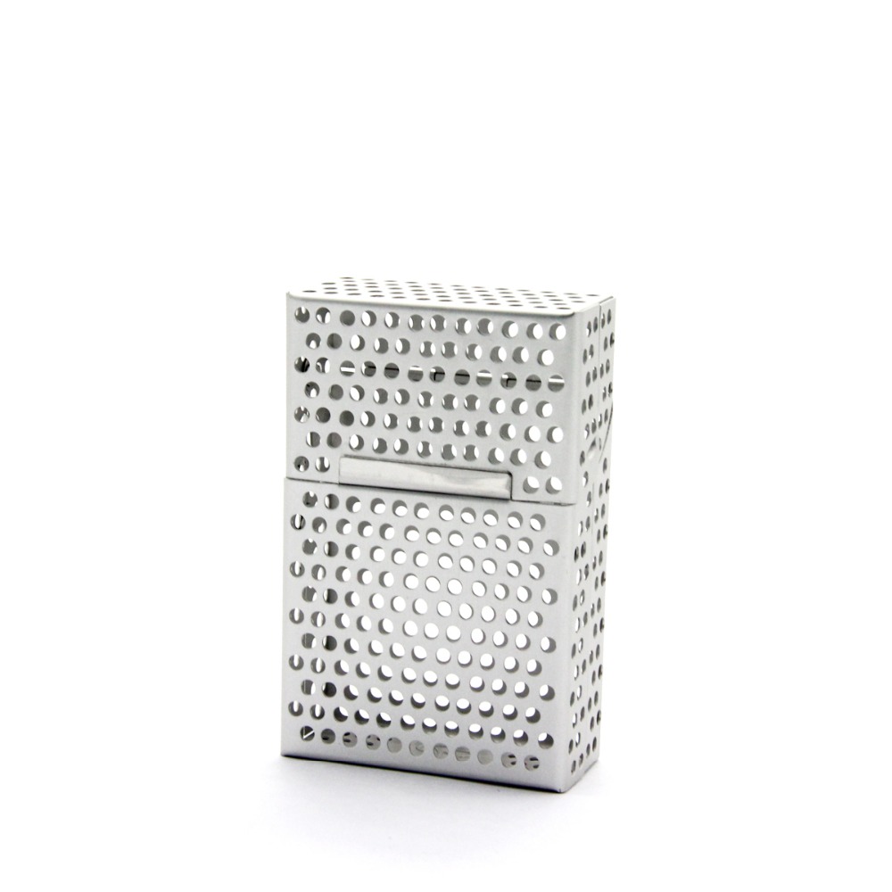 Aluminium Anti-Press Cigarette Protector Holder Case Hollow Design
