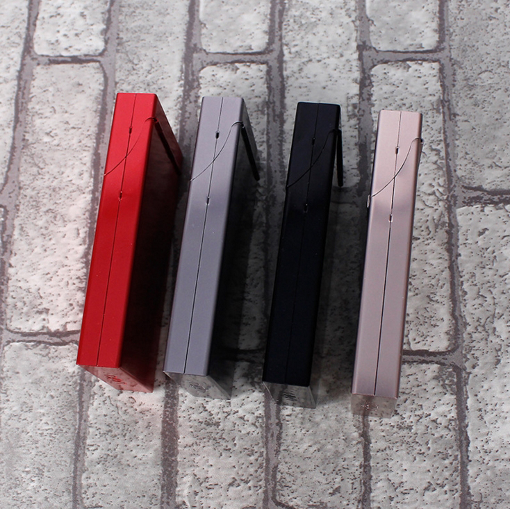 Slim Metal Cigarette Holder Ultra Thin Aluminum Case Creative Gift Box