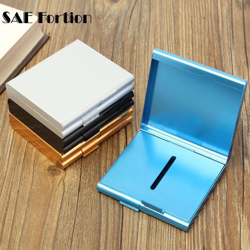 Aluminum Cigarette Case Double Side Flip Open Pocket Holder for 20 Cigarettes XN342