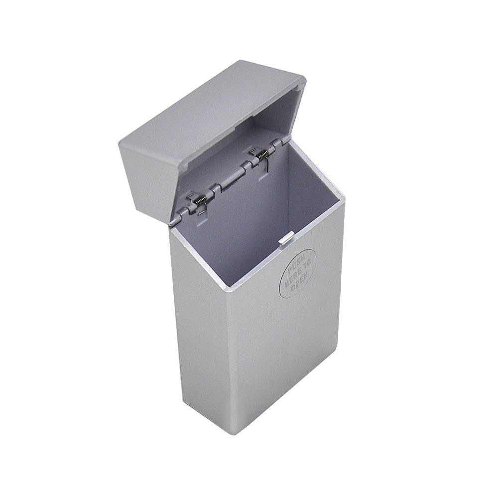King Size Plastic Cigarette Case Holds 20 Portable Cigarette Box