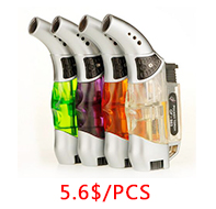 Windproof Jet Flame Torch Lighter 2-Pack Refillable Butane Gas for Gift for Men detail 15