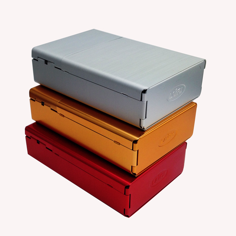 Aluminum Cigarette Case for Men Side Open 20pcs Capacity Tobacco Holder Box YJ125