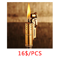 Windproof Jet Flame Torch Lighter 2-Pack Refillable Butane Gas for Gift for Men detail 16