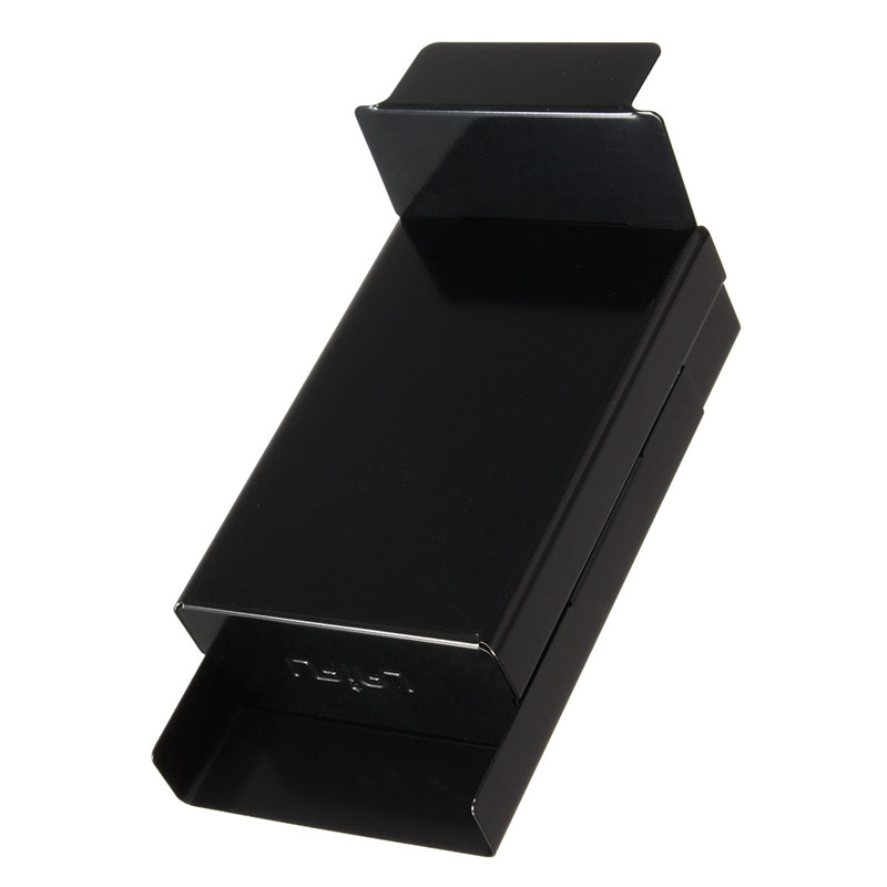 Black Wolf Metal Cigarette Case Personalized Ultra Thin Automatic Holder Storage Pocket Case