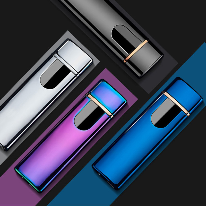 Dual Arc USB Rechargeable Windproof Electric Lighter Metal Flameless Design detail 7