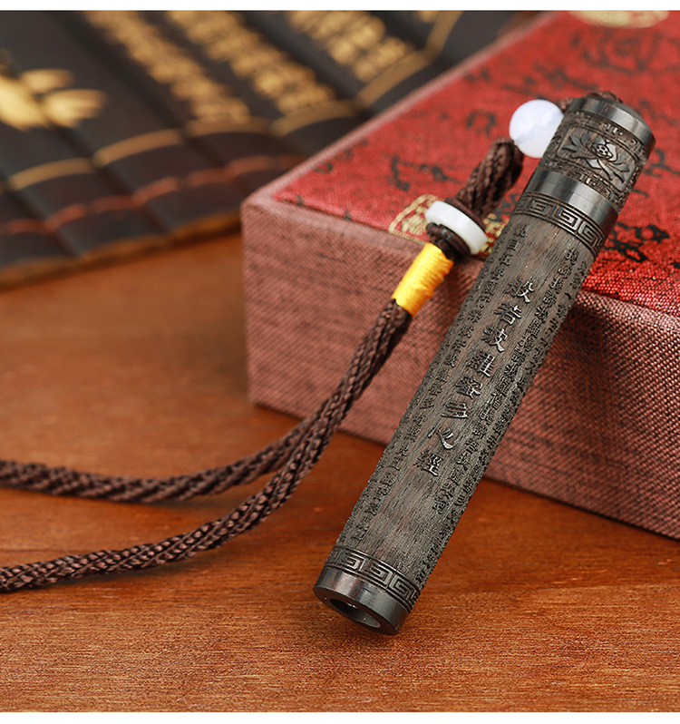 Retro Sandalwood USB Charging Electronic Lighter Induction Design detail 8