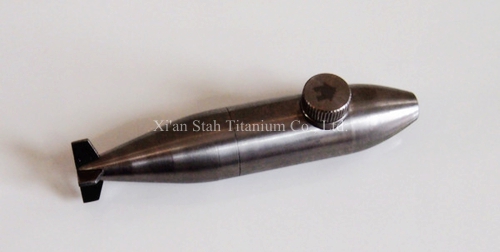 Nuclear Submarine Titanium Snuff Bottle 401 Design 3g Capacity 45g Anti-Leak Easy One Hand Operation