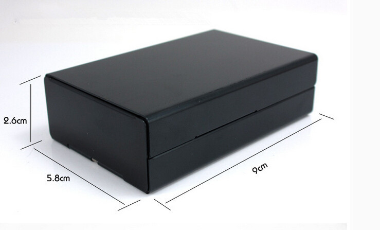 Personalized Ultra Thin Metal Cigarette Case Laser Designed for King Size E Cigarettes Male