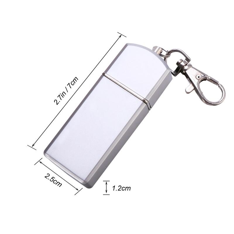 Portable Ashtray with Lid Key Chain Outdoor Pocket Smoking Ash Tray for Travelling