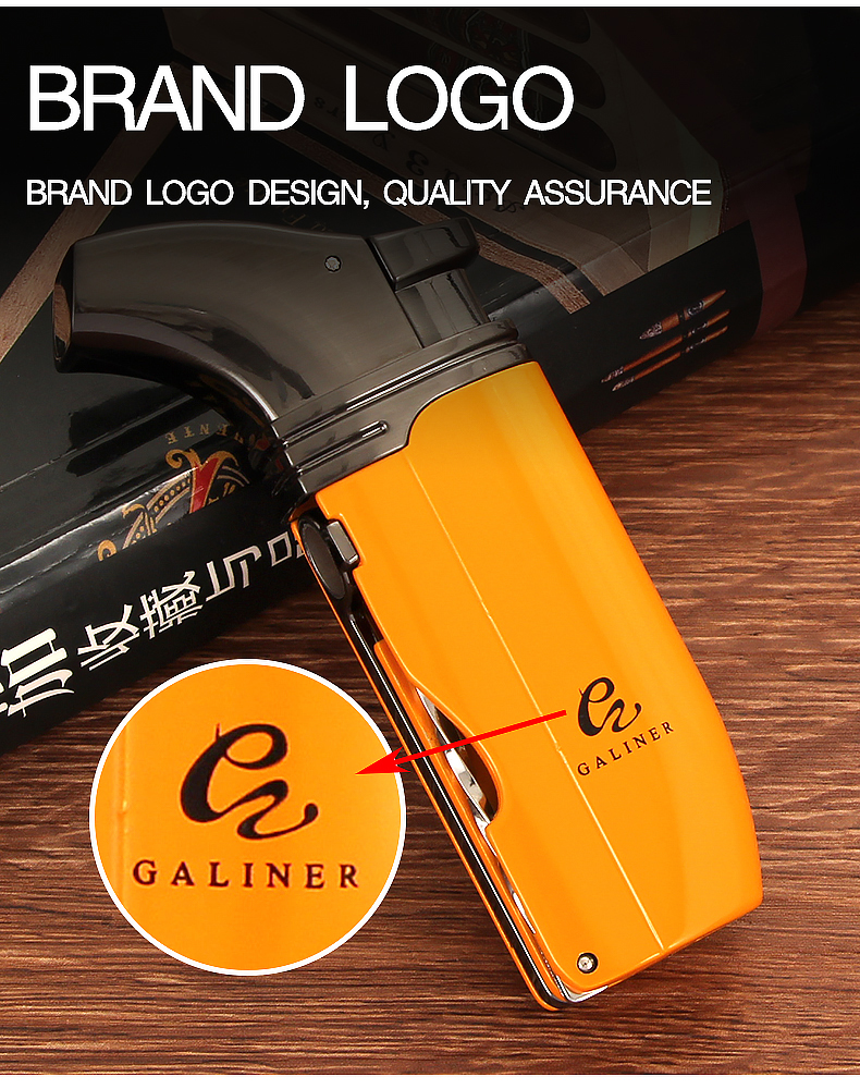 GALINER Metal Butane Dual Torch Windproof Lighter detail 9