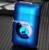 USB Rechargeable Flameless Windproof Acrylic Lighter Case - Blue Wolf