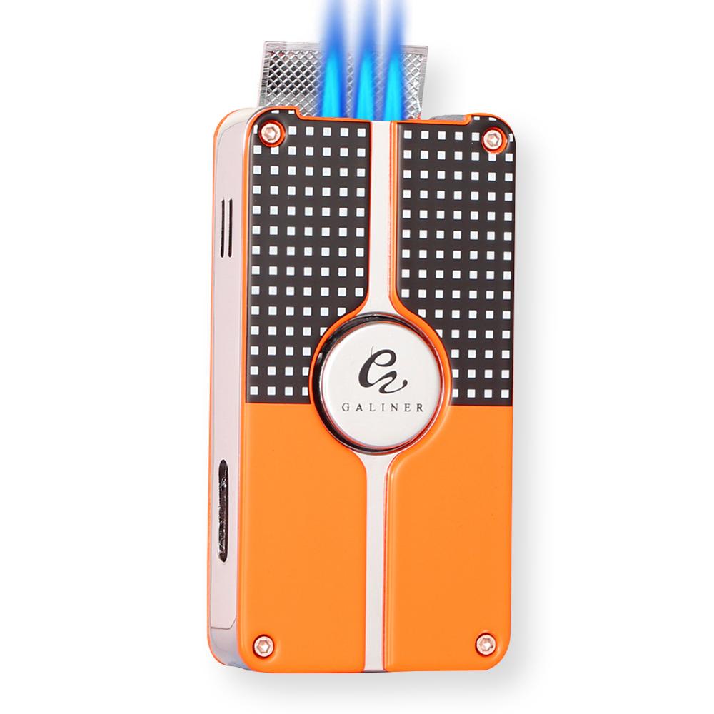 Galinier Metal Windproof Lighter 3 Jet Torch Butane Gas Middle Button Accessory detail 2 Galinier Metal Windproof Lighter 3 Jet Torch Butane Gas Middle Button Accessory detail 2