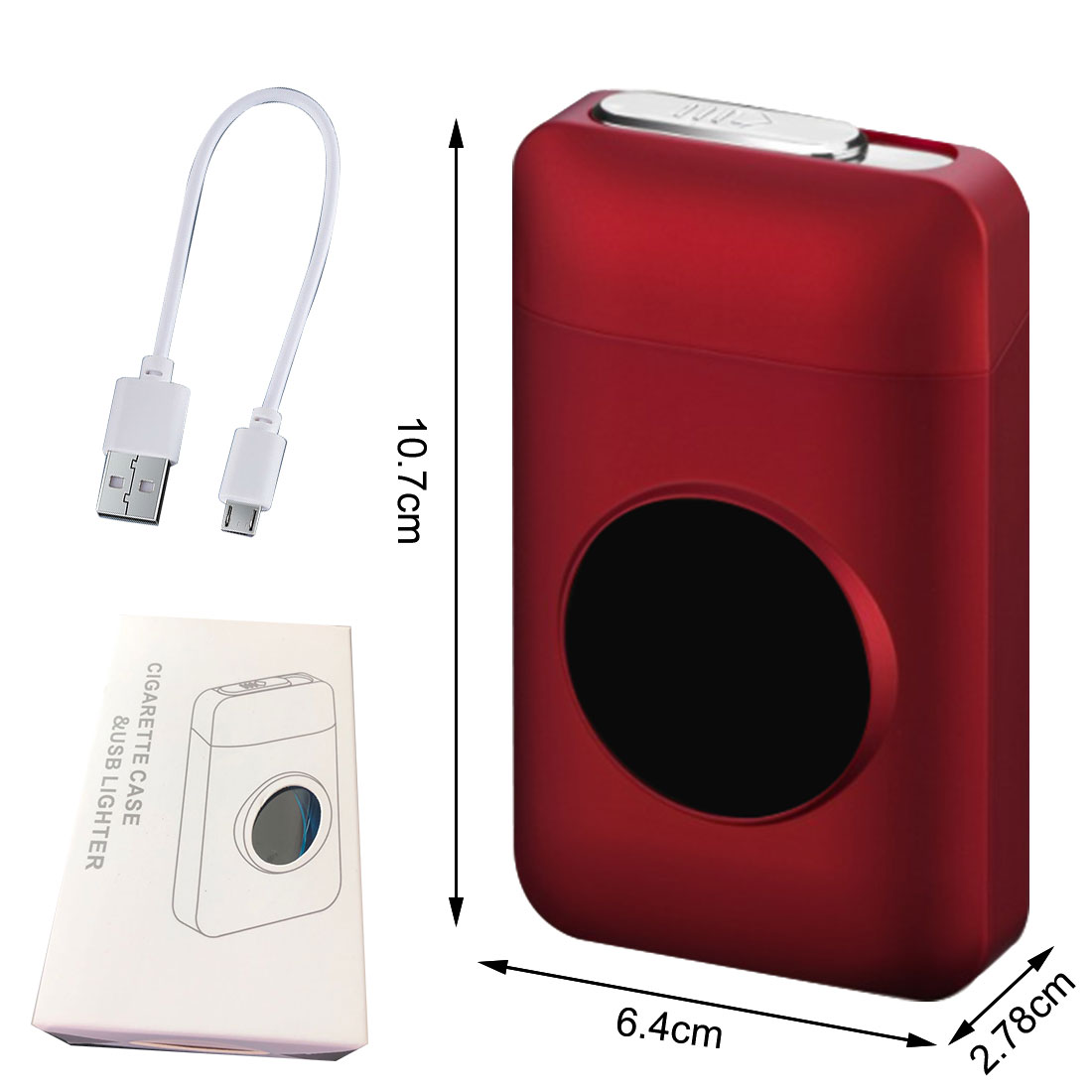 USB Rechargeable Flameless Windproof Acrylic Lighter Case detail 6 USB Rechargeable Flameless Windproof Acrylic Lighter Case detail 6