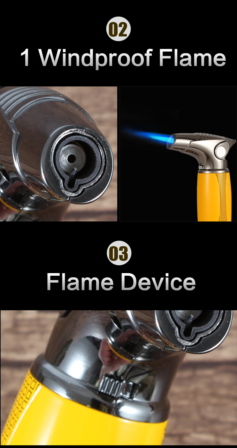 Luxury Torch Jet Lighter Galiner Red Flame detail 14