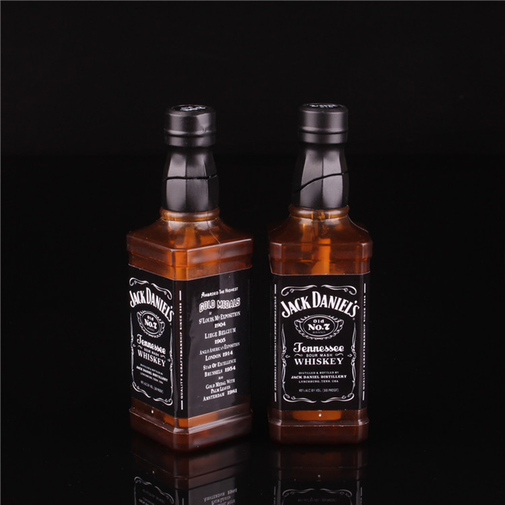 Whiskey Bottle Lighters Refillable Novelty Gift Idea for Wine Lovers detail 7
