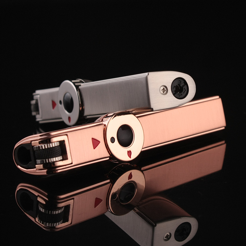 Jobon Triple Torch Butane Jet Metal Lighter detail 6 Jobon Triple Torch Butane Jet Metal Lighter detail 6