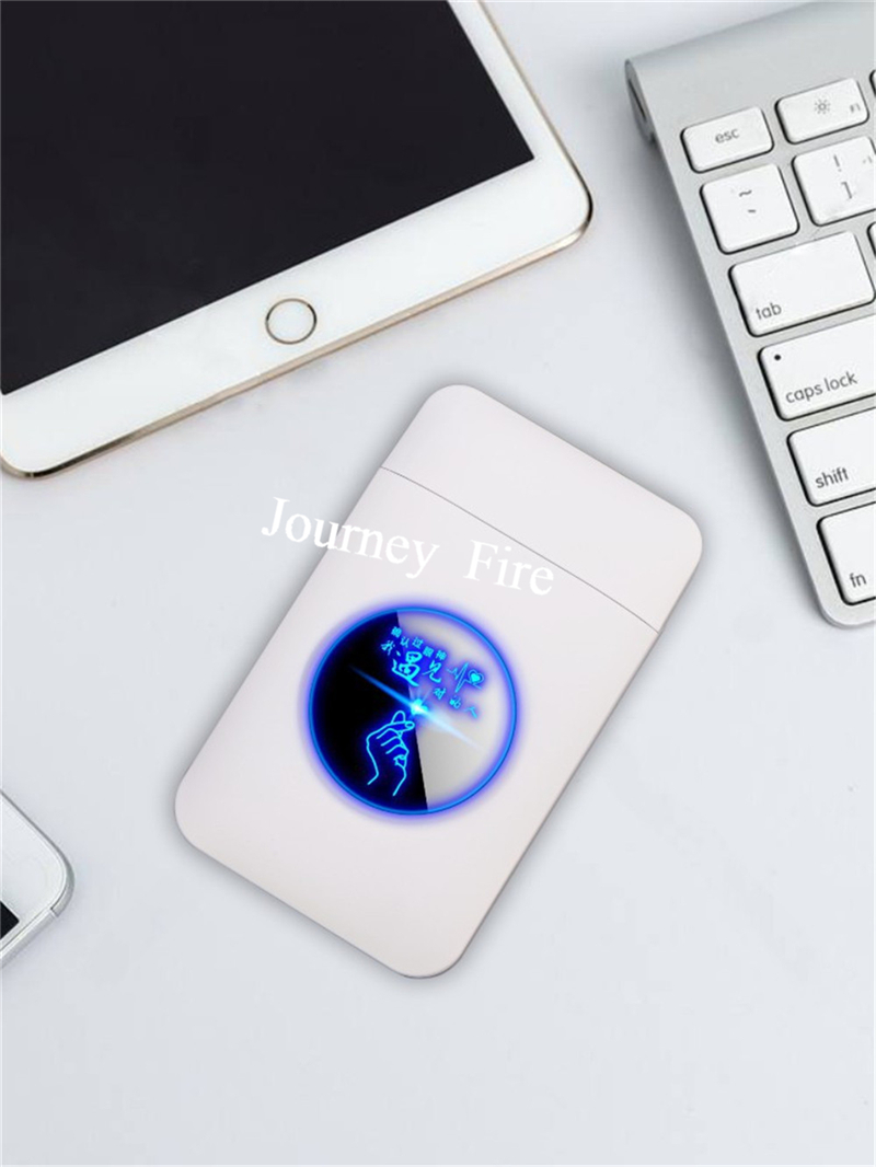 USB Rechargeable Flameless Windproof Acrylic Lighter Case detail 25