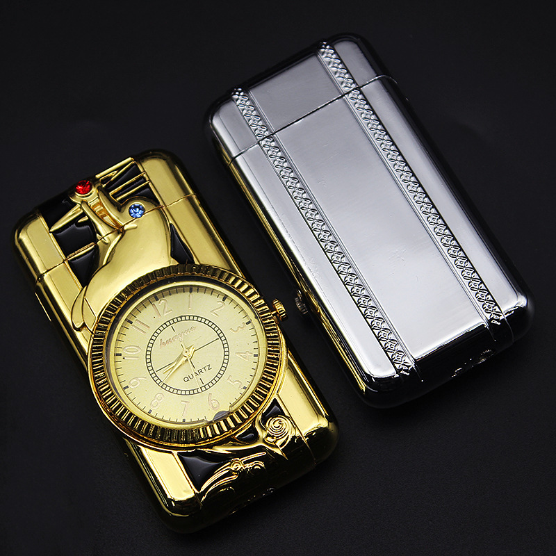 Gold Watch Style Jet Torch Turbo Gas Lighter Luxurious Design detail 17