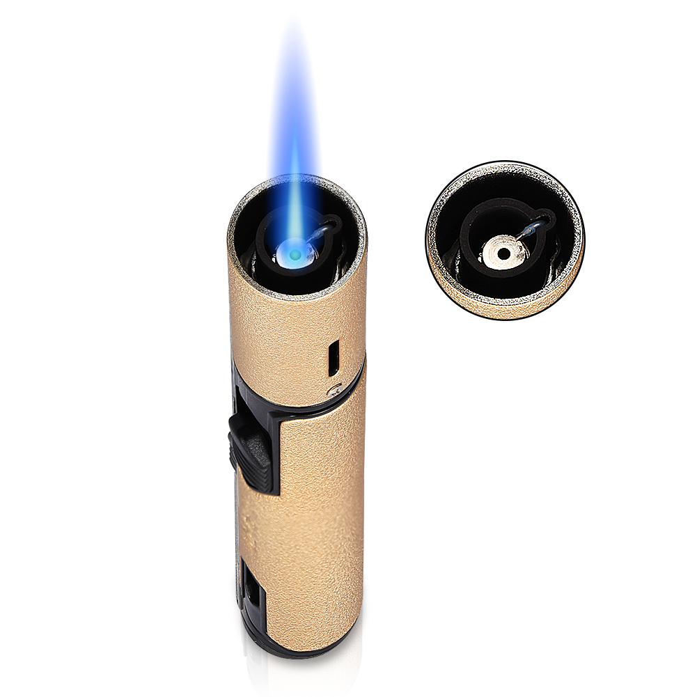 LUBINSKI Windproof Portable Lighter Blue Flame Butane Jet detail 2 LUBINSKI Windproof Portable Lighter Blue Flame Butane Jet detail 2
