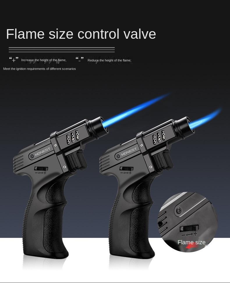 Windproof Jet Flame Torch Lighter Inflatable for Outdoor Camping BBQ detail 14