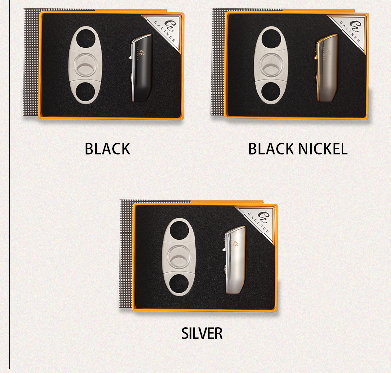 Galiner 3 Torch Lighter with Punch and Metal Sharp Guillotine Cutter detail 9